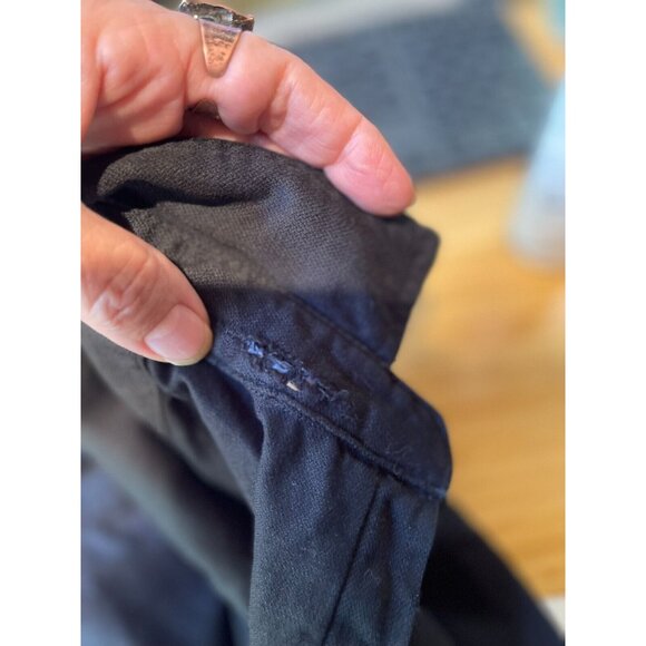 Frank & Eileen Classic Black Button-Down Mini Dress - Picture 6 of 8